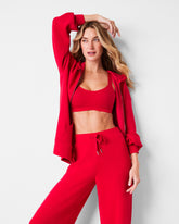 SPANX® FlexFeel Medium Impact Sports Bra | Spanx Red