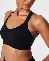 SPANX® FlexFeel Medium Impact Sports Bra | Very Black