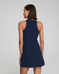 SPANXshape™ Get Moving Zip Front Dress | Timeless Navy