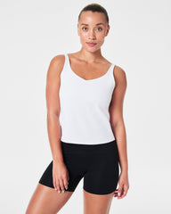 SPANX® Get Moving Contour Rib Shelf Tank | Vivid White