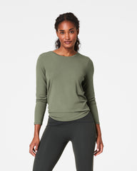 SPANX® Better Base Long Sleeve Convertible Tie Top | Clover