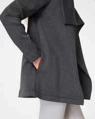 SPANX AirEssentials® Open Wrap Cardigan | Dark Heather Grey