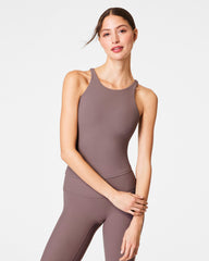 SPANXsmooth™ OnForm High Neck Shelf Tank | Smoke