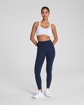 SPANXshapeâ„¢ CoreLuxe Full-Length Leggings with Mid-Tummy Compression | Timeless Navy