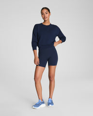 SPANXshape™ CoreLuxe Bike Short with Mid-Tummy Compression, 6" | Timeless Navy