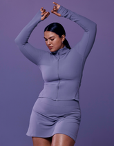 SPANXsmoothâ„¢ OnForm Full Zip Jacket | Orchid Ash