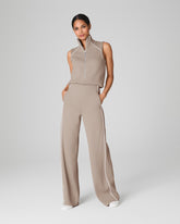 SPANX AirEssentials® Pique Sleeveless Mockneck Jumpsuit