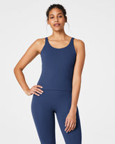 SPANX® Get Moving Shelf Tank | Faded Indigo