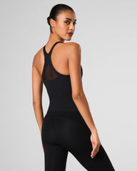 SPANX® Get Moving V-Neck Shelf Tank | Very Black