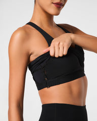 SPANX® Get Moving V-Neck Shelf Tank | Very Black