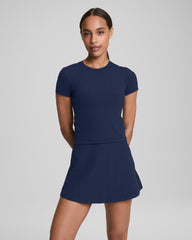 SPANX® Get Moving Rib Tee | Timeless Navy