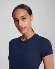 SPANX® Get Moving Rib Tee | Timeless Navy