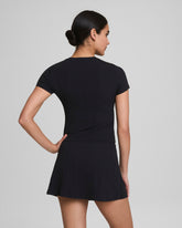SPANX® Get Moving Rib Tee | Very Black