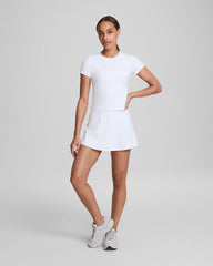 SPANX® Get Moving Rib Tee | Vivid White