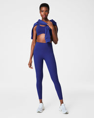 SPANXshape™ CoreLuxe 7/8 Leggings with Mid-Tummy Compression | Deep Azure