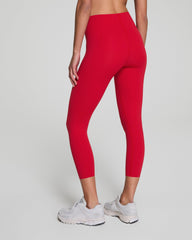 SPANXshape™ CoreLuxe 7/8 Leggings with Mid-Tummy Compression | Spanx Red