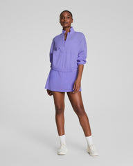 SPANX® Get Moving Textured Half Zip | Amethyst