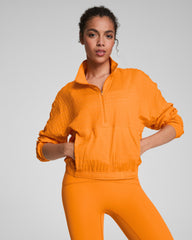 SPANX® Get Moving Textured Half Zip
