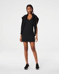 SPANXshape™ Get Moving V-Neck Dress | Very Black