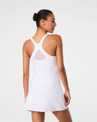 SPANXshape™ Get Moving V-Neck Dress | Vivid White