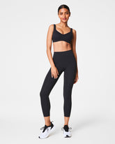 SPANXshapeâ„¢ CoreLuxe 7/8 Leggings with Full-Tummy Compression | Very Black