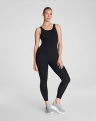 SPANXshape™ Get Moving Contour Scoop Neck Tank | Very Black