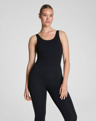 SPANXshape™ Get Moving Contour Scoop Neck Tank | Very Black