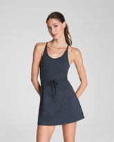 SPANXsupersmoothâ„¢ SoftStretch V-Neck Tank Dress | Very Black / Light Very Black