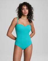 SPANXshapeâ„¢ Swim Convertible Pique Bandeau One-Piece | Juniper