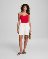 SPANXshapeâ„¢ Swim Convertible Pique Bandeau One-Piece | Spanx Red