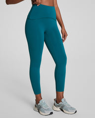 SPANXshape™ Booty Boost® 7/8 Leggings with SecretSweat Tech | Light Emerald Bay