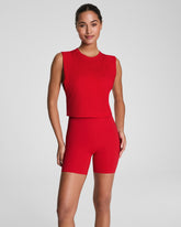 SPANX® Outpace Cropped Tank | Spanx Red