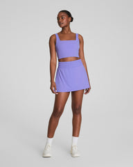 SPANX® Get Moving Cropped Square Neck Shelf Tank | Amethyst