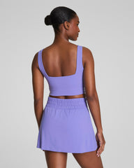 SPANX® Get Moving Cropped Square Neck Shelf Tank | Amethyst