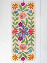 Tufted Runner Bath Mat - Cream Floral Vines