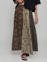 Valentina Maxi Skirt - Sage Cream Floral