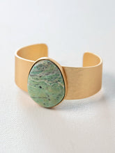 Turquoise Cuff - Gold
