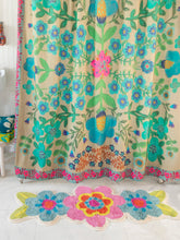 Tufted Runner Bath Mat - Pink Flower