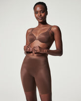 SPANXshapeâ„¢ Invisible Mid-Thigh Short | Chestnut Brown