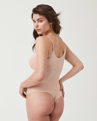 SPANXshape™ Invisible Cami Thong Bodysuit | Champagne Beige
