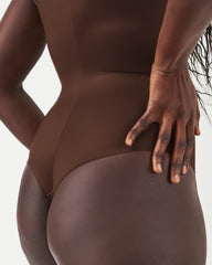 SPANXshape™ Invisible Cami Thong Bodysuit | Chestnut Brown