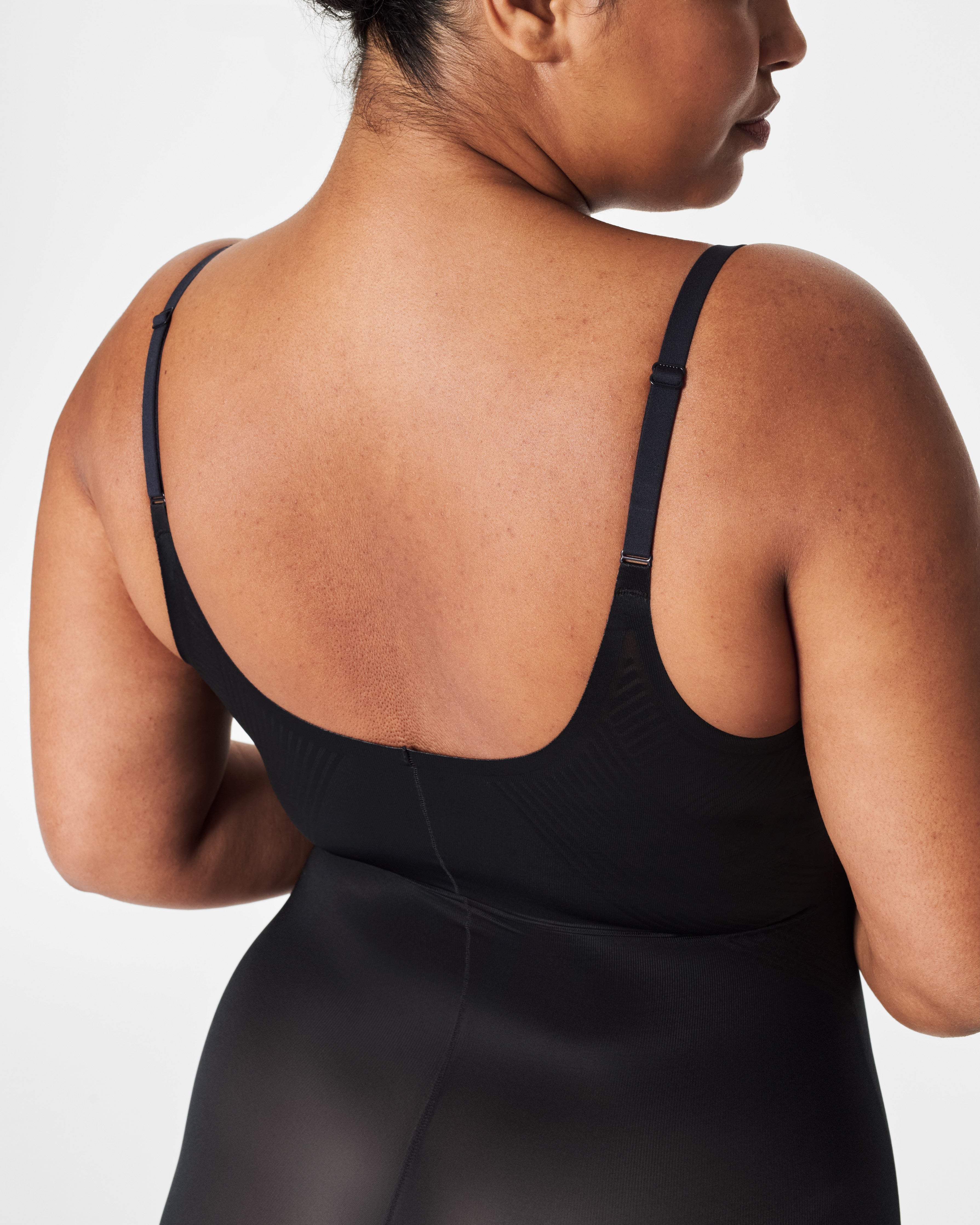 SPANXshape™ Invisible Mid-Thigh Bodysuit | Very Black