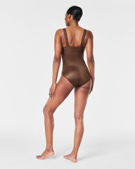 SPANXshape™ Invisible High-Waisted Brief | Chestnut Brown