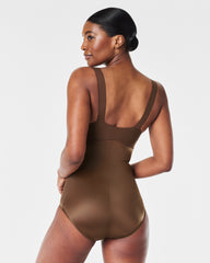 SPANXshape™ Invisible High-Waisted Brief | Chestnut Brown