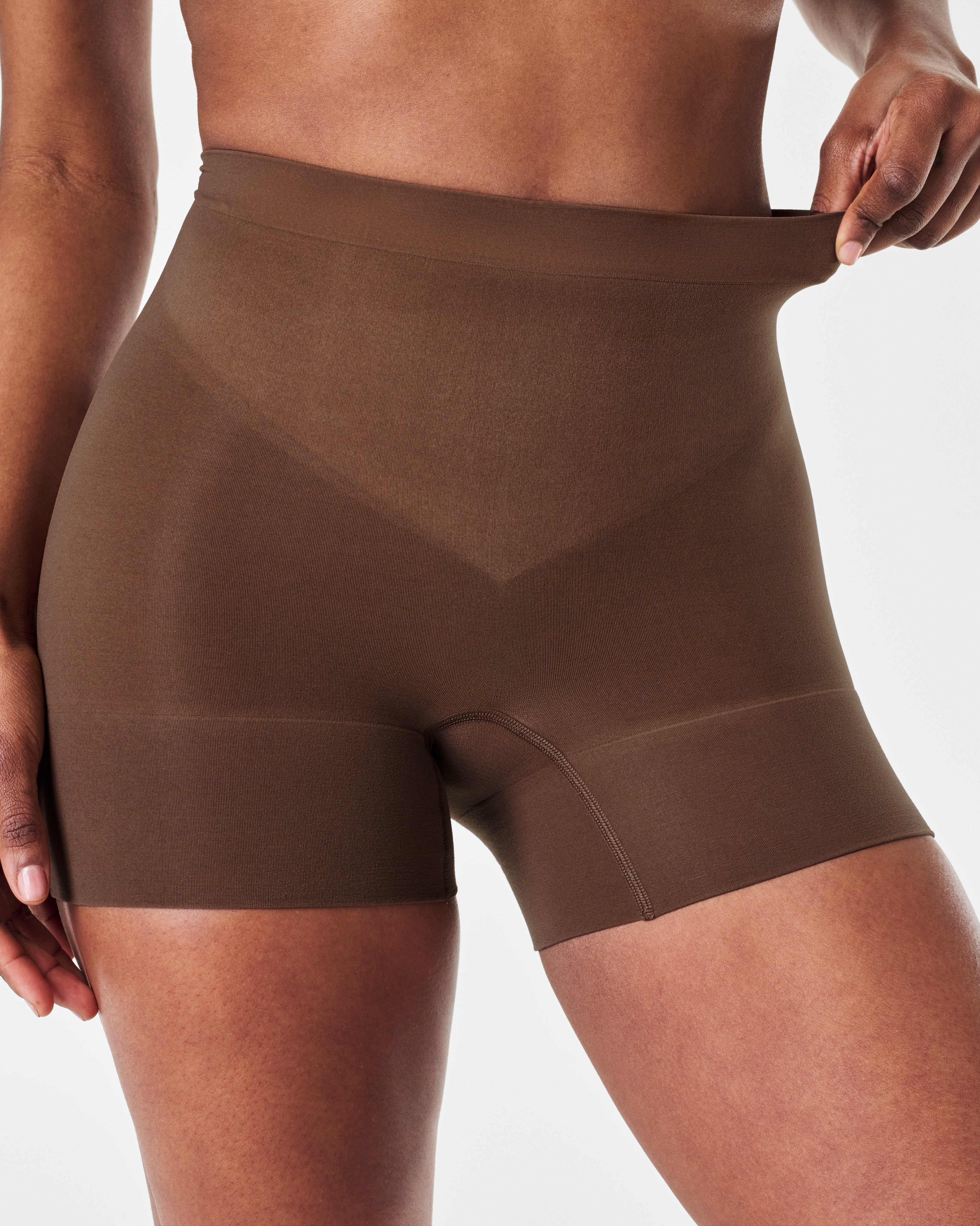 SPANXsculpt™ Seamless Power Shorty | Chestnut Brown
