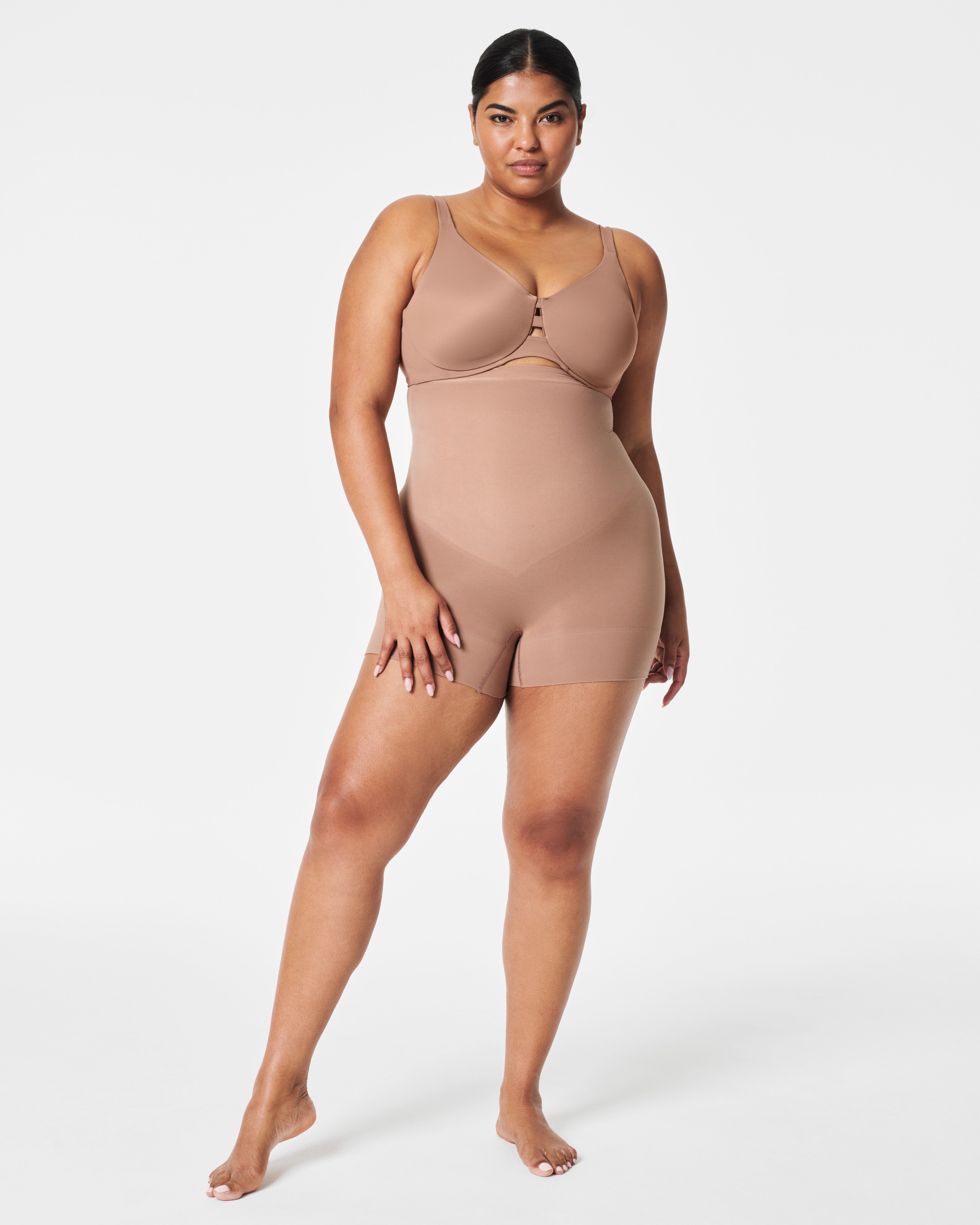 SPANXsculpt™ Seamless Power High-Waisted Shorty | Cafe Au Lait