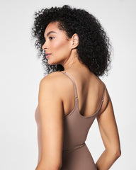 SPANXsculpt™ Seamless Power Thong Bodysuit | Cafe Au Lait