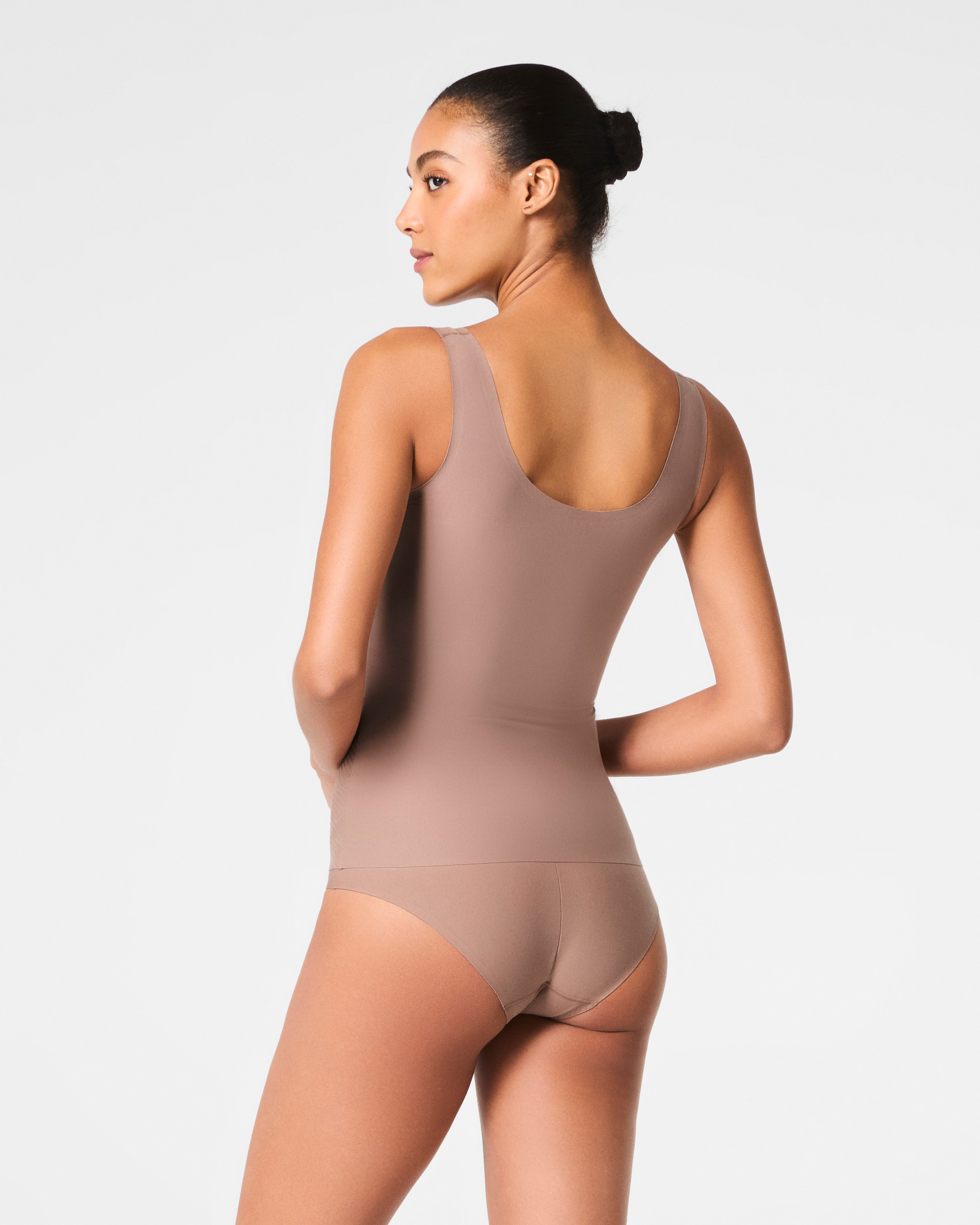 SPANXshape™ Invisible Supima® Cotton Tank | Cafe Au Lait