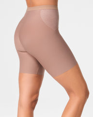 SPANXshape™ Invisible Supima® Cotton Mid-Thigh Short | Cafe Au Lait