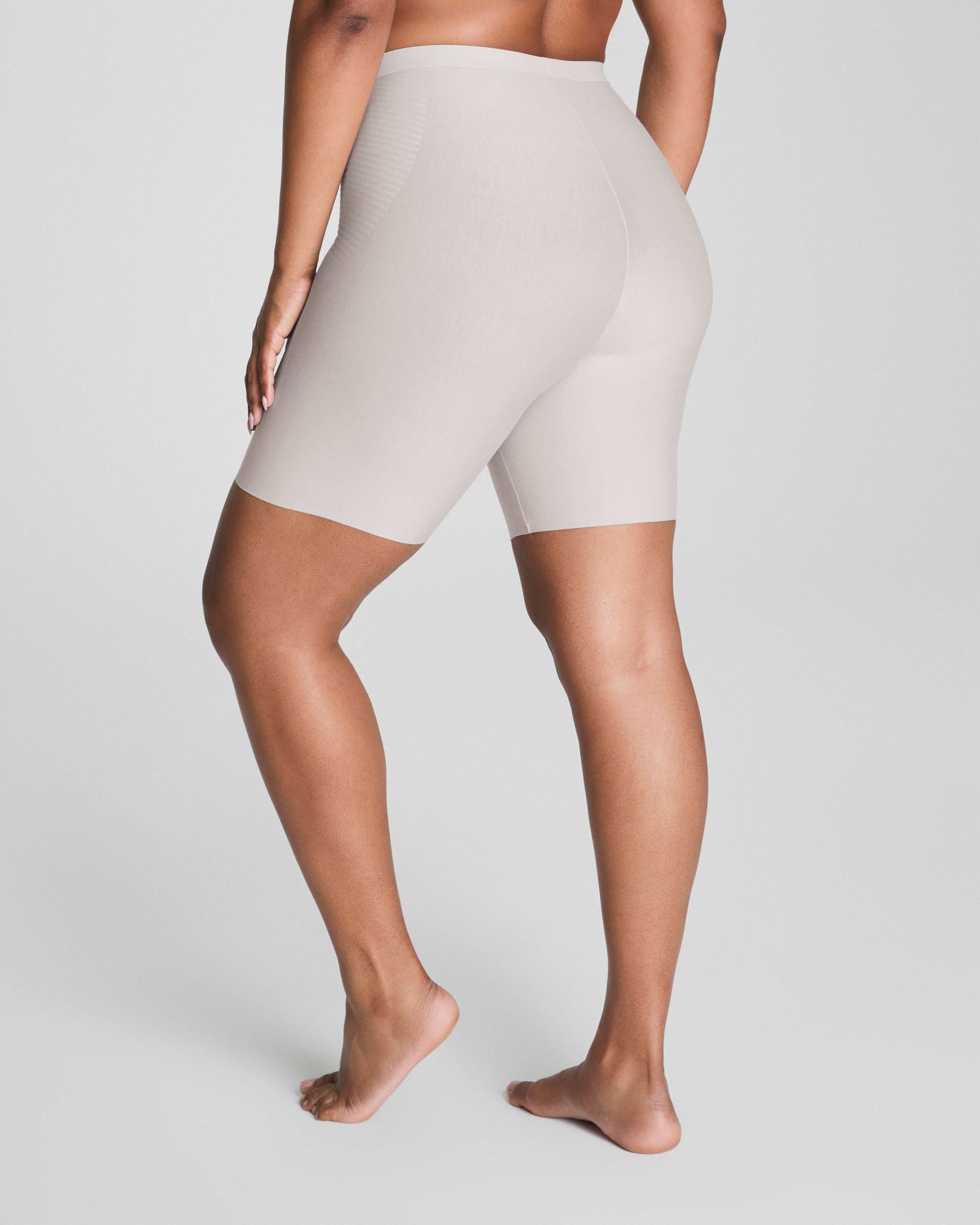 SPANXshape™ Invisible Supima® Cotton Mid-Thigh Short | French Grey